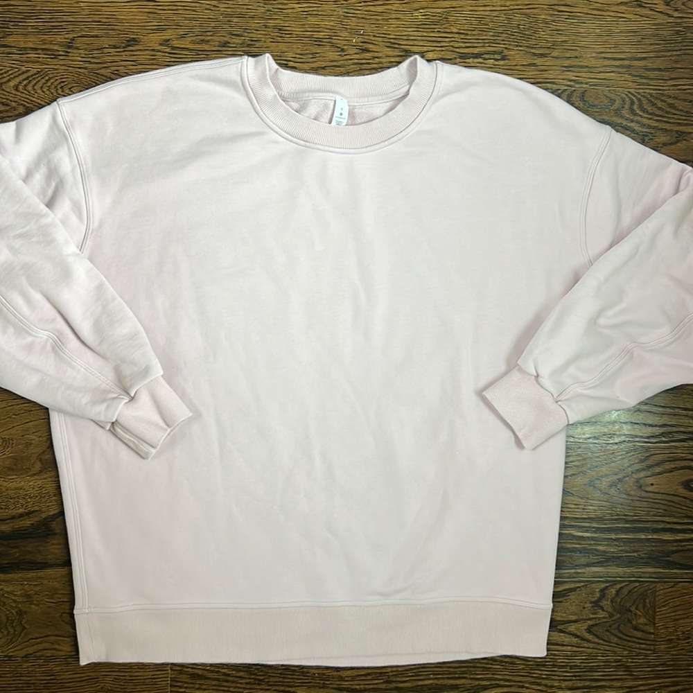 Lululemon All Yours Crew Fleece Sweatshirt Size 8